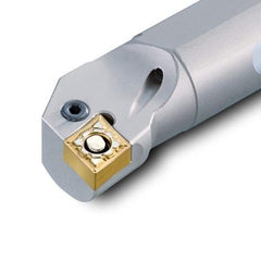 Indexable Boring Bar:  A16T-HCLNL-33,  1.00 mm Shank Dia,  95.00&deg N/A Steel 12.0000″ OAL,  Lever,