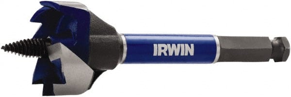 Irwin - 1-3/8", 7/16" Hex Shank, Self Feed Drill Bit - A1 Tooling