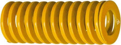 Associated Spring Raymond - 3/4" Hole Diam, 3/8" Rod Diam, 1-1/2" Free Length, Yellow Die Spring - 434 Lb Max Deflection, 0.3819" Max Deflection, Extra Heavy Duty, Chromium Alloy Steel - A1 Tooling