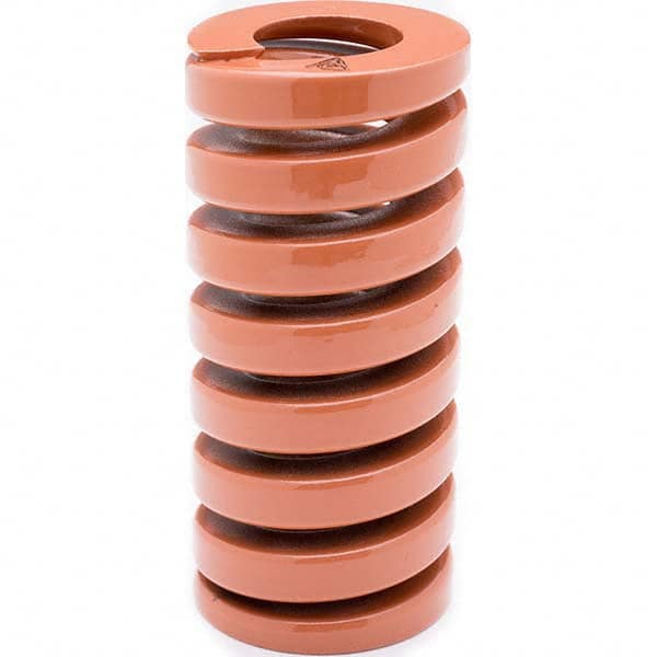 Associated Spring Raymond - 35mm Hole Diam, 17.5mm Rod Diam, 125mm Free Length, Brown Die Spring - A1 Tooling