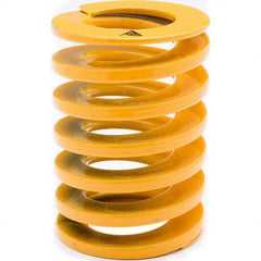 Associated Spring Raymond - 60mm Hole Diam, 33mm Rod Diam, 500mm Free Length, Yellow Die Spring - A1 Tooling