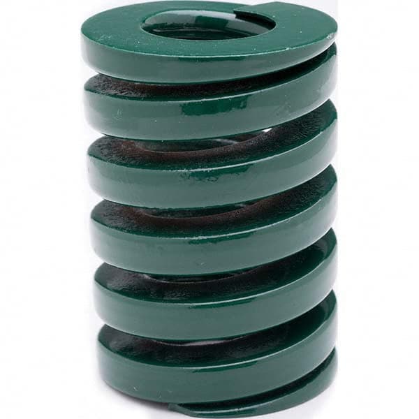 Associated Spring Raymond - 18mm Hole Diam, 9mm Rod Diam, 80mm Free Length, Green Die Spring - A1 Tooling