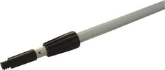 O-Cedar - 1" Aluminum Squeegee Handle - Threaded Connection, Silver, Telescoping - A1 Tooling