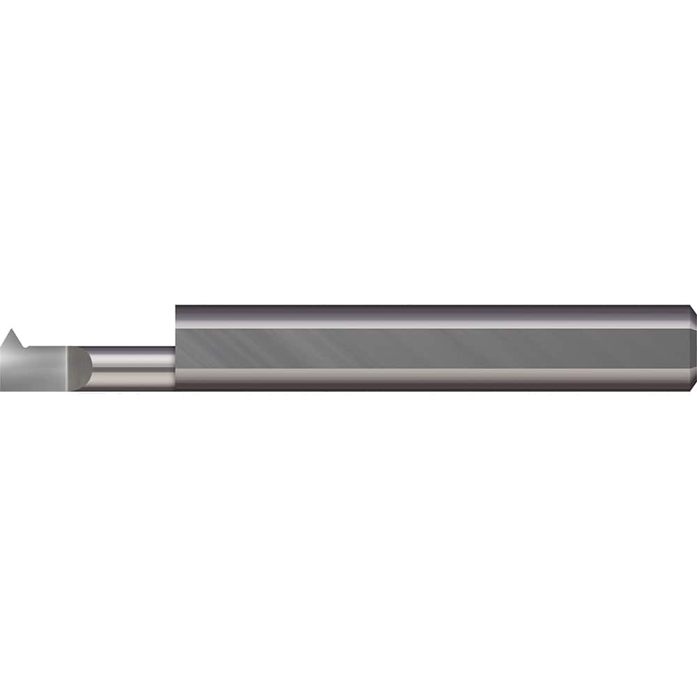 Micro 100 - Single Point Threading Tools; Thread Type: Internal ; Material: Solid Carbide ; Profile Angle: 60 ; Threading Diameter (Decimal Inch): 0.1200 ; Cutting Depth (Decimal Inch): 0.2500 ; Maximum Threads Per Inch: 56 - Exact Industrial Supply