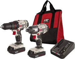 Porter-Cable - 20 Volt Cordless Tool Combination Kit - Includes 1/2" Drill/Driver & 1/4" Impact Driver, Lithium-Ion Battery Included - A1 Tooling