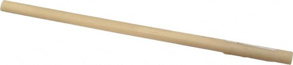 Made in USA - 1' Long, 1/2" Diam, ABS Plastic Rod - Beige - A1 Tooling