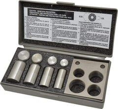 Precision Brand - 7/8 to 1-1/4 Inch Diameter Shim Punch and Die Set - 7/8, 1, 1-1/8 and 1-1/4 Inch Diameter, 4 Piece - A1 Tooling