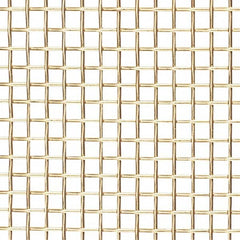 Value Collection - 36 Gage, 0.009 Inch Wire Diameter, 50 x 50 Mesh per Linear Inch, Brass, Wire Cloth - 0.011 Inch Opening Width, 36 Inch Wide, Cut to Length - A1 Tooling