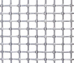 Value Collection - 26 Gage, 0.018 Inch Wire Diameter, 14 x 14 Mesh per Linear Inch, Steel, Wire Cloth - 0.053 Inch Opening Width, 12 Inch Wide x 12 Inch Stock Length, Galvanized after Weave - A1 Tooling