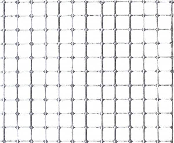 Value Collection - 18 Gage, 0.047 Inch Wire Diameter, 2 x 2 Mesh per Linear Inch, Stainless Steel, Welded Fabric Wire Cloth - 0.453 Inch Opening Width, 36 Inch Wide, Cut to Length - A1 Tooling