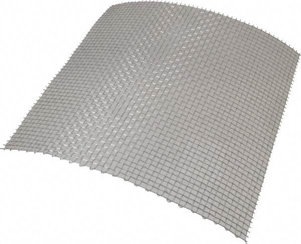 Value Collection - 20 Gage, 0.035 Inch Wire Diameter, 4 x 4 Mesh per Linear Inch, Stainless Steel, Milling Grade Wire Cloth - 0.215 Inch Opening Width, 12 Inch Wide x 12 Inch Stock Length - A1 Tooling