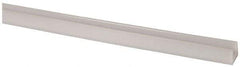 Made in USA - 1/2 Inch Thick x 1/2 Inch Wide, Polyethylene (UHMW), Snap On Wear Strip - 5/16 Inch Inside Width x 1/2 Inch Overall Height - A1 Tooling