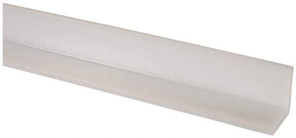 Made in USA - 1/4 Inch Thick, Polyethylene (UHMW), Strip Angle Wear Strip - 2 Inch Wide - A1 Tooling