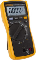 Fluke - 116, CAT III, 600 VAC/VDC, Digital True RMS Auto Ranging Manual Ranging Multimeter - Measures Voltage, Capacitance, Resistance, Temperature - A1 Tooling