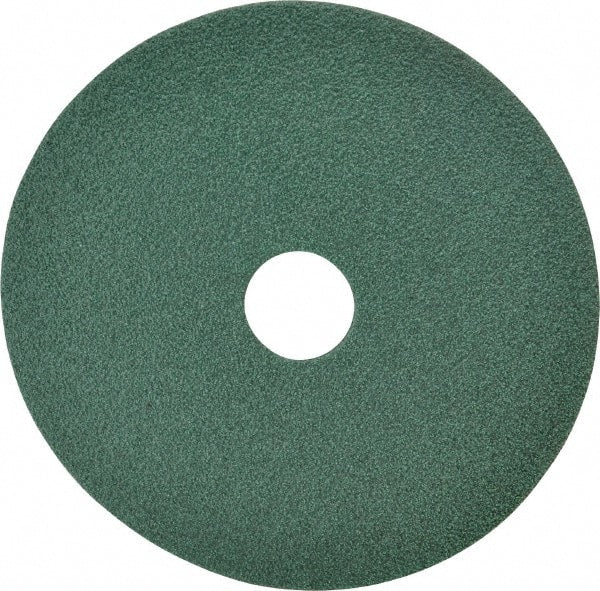 Made in USA - 5" Diam, 7/8" Hole, 80 Grit Ceramic Fiber Disc - A1 Tooling