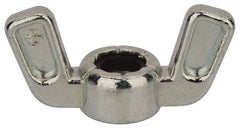 Value Collection - 5/16-24 UNF, Zinc Plated, Zinc Alloy Nylon-Insert Locking Wing Nut - Grade 2, 1-1/2" Wing Span, 0.718" Wing Span - A1 Tooling