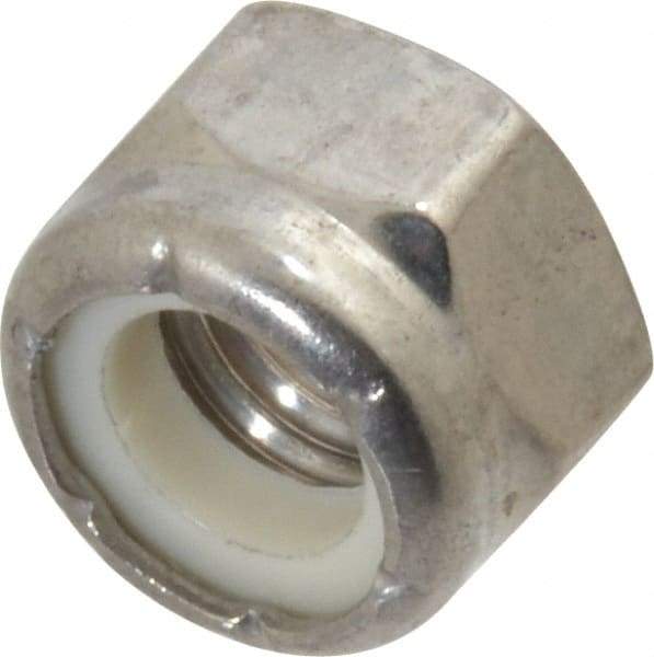 Value Collection - 5/16-24 UNF 18-8 Hex Lock Nut with Nylon Insert - 1/2" Width Across Flats, 11/32" High - A1 Tooling