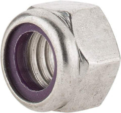 Value Collection - 7/16-14 UNC 18-8 Hex Lock Nut with Nylon Insert - 5/8" Width Across Flats, 29/64" High - A1 Tooling