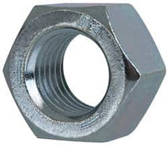 Value Collection - 1-1/2 - 12 UNF Steel Right Hand Hex Nut - 2-1/4" Across Flats, 1.317" High, Zinc-Plated Finish - A1 Tooling