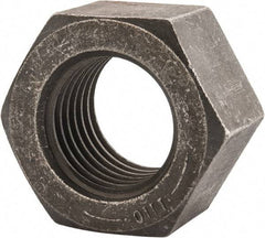 Value Collection - 2 - 4-1/2 UNC Steel Right Hand Hex Nut - 3-1/8" Across Flats, 1-23/32" High, Uncoated - A1 Tooling