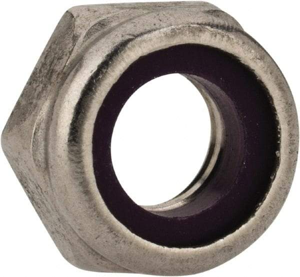 Value Collection - 5/16-18 UNC 18-8 Hex Lock Nut with Nylon Insert - 1/2" Width Across Flats, 1/4" High, Uncoated - A1 Tooling