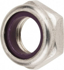 Value Collection - 1/2-20 UNF 18-8 Hex Lock Nut with Nylon Insert - 3/4" Width Across Flats, 5/16" High, Uncoated - A1 Tooling