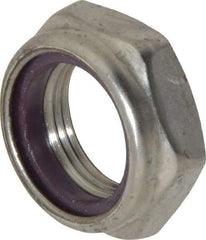 Value Collection - 1-14 UNF 18-8 Hex Lock Nut with Nylon Insert - 1-7/16" Width Across Flats, 35/64" High, Uncoated - A1 Tooling