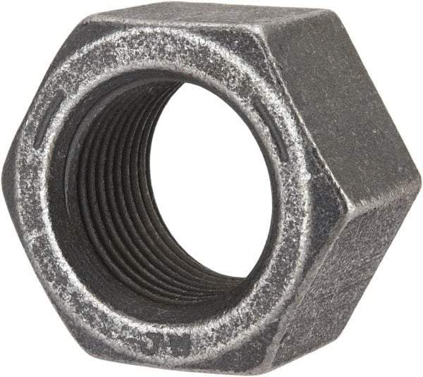 Value Collection - 1-1/8 - 12 UNF Steel Right Hand Hex Nut - 1-11/16" Across Flats, 0.999" High, Uncoated - A1 Tooling