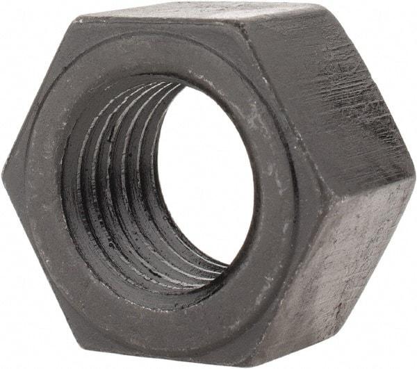 Value Collection - 1-1/4 - 7 UNC Steel Right Hand Hex Nut - 1-7/8" Across Flats, 1-1/16" High, Uncoated - A1 Tooling