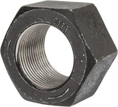 Value Collection - 1-3/8 - 12 UNF Steel Right Hand Hex Nut - 2-1/16" Across Flats, 1.206" High, Uncoated - A1 Tooling