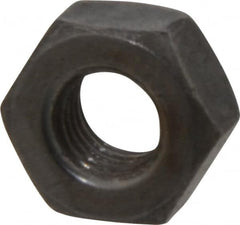 Value Collection - 1/4-28 UNF Steel Right Hand Hex Nut - 7/16" Across Flats, 7/32" High, Uncoated - A1 Tooling