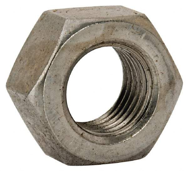 Value Collection - 7/16-20 UNF Steel Right Hand Hex Nut - 11/16" Across Flats, 3/8" High, Uncoated - A1 Tooling