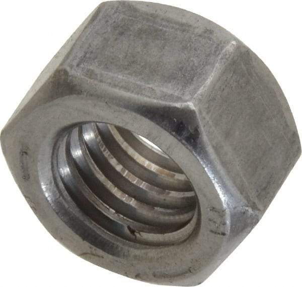 Value Collection - 1/2-13 UNC Steel Right Hand Hex Nut - 3/4" Across Flats, 7/16" High, Uncoated - A1 Tooling