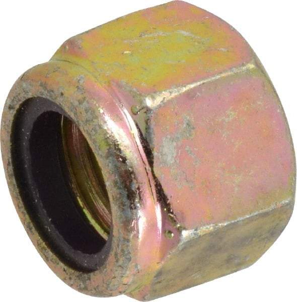 Value Collection - 3/4-10 UNC Grade 8 Hex Lock Nut with Nylon Insert - 1-1/16" Width Across Flats, 7/8" High, Zinc Yellow Dichromate Finish - A1 Tooling