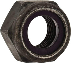 Value Collection - 5/16-24 UNF Grade 8 Hex Lock Nut with Nylon Insert - 1/2" Width Across Flats, 11/32" High, Uncoated - A1 Tooling