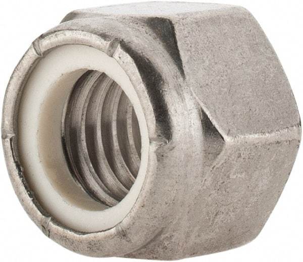 Value Collection - 5/8-11 UNC 316 Hex Lock Nut with Nylon Insert - 15/16" Width Across Flats, 3/4" High, Uncoated - A1 Tooling