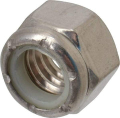 Value Collection - 7/16-14 UNC 316 Hex Lock Nut with Nylon Insert - 5/8" Width Across Flats, 29/64" High - A1 Tooling