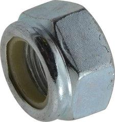 Value Collection - M20x1.50 Metric Fine Grade 8 Hex Lock Nut with Nylon Insert - 20mm High, Zinc-Plated Finish - A1 Tooling