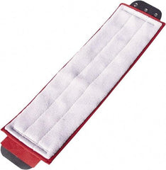 Unger - 5" Red Head Band, Large Microfiber Loop End Mop Pad - Quick Change Connection - A1 Tooling