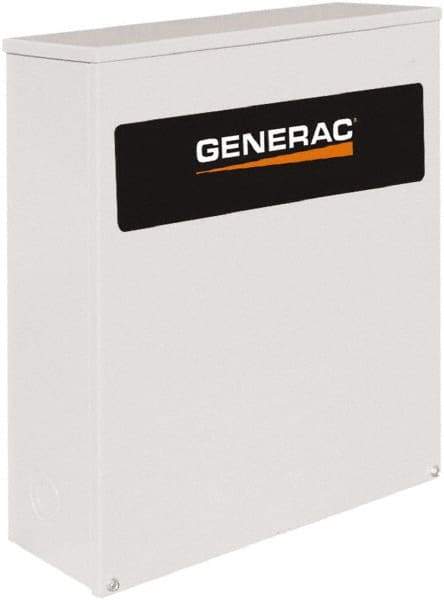 Generac Power - 3 Phase, 277/480 Input Volt, 100 Amp, Automatic Transfer Switch - 3R NEMA Rated, Aluminum, 24 Inch Wide x 10 Inch Deep x 36.1 Inch High, Automatic Exerciser, Electrically Operated, IEC 60947-6-1 - A1 Tooling