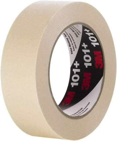 3M - 48mm Wide x 60 Yd Long Tan Paper Masking Tape - Series 101+, 5.1 mil Thick, 22 In/Lb Tensile Strength - A1 Tooling