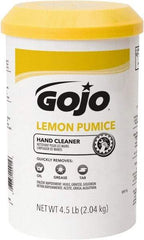 GOJO - 4.5 Lb Dispenser Refill Cream Waterless Hand Cleaner - White, Lemon Scent - A1 Tooling