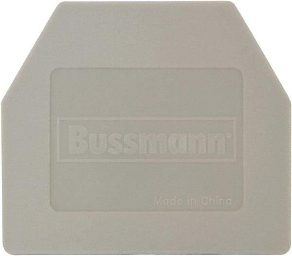 Cooper Bussmann - 1.18" High x 0.8" Long, Terminal Block End Cover - Use with DM20-GY Terminal Blocks - A1 Tooling