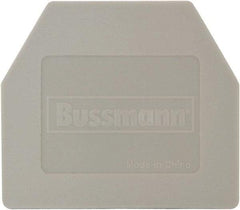 Cooper Bussmann - 1.18" High x 0.8" Long, Terminal Block End Cover - Use with DM20-GY Terminal Blocks - A1 Tooling