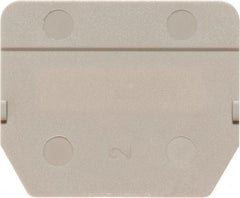 Cooper Bussmann - 2" High x 2.4" Long, Terminal Block Partition Plate - Use with DS50 Series Terminal Blocks - A1 Tooling