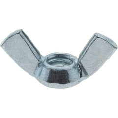 Value Collection - 1/4-20 UNC, Zinc Plated, Steel Type A Wing Nut - 1.1" Wing Span, 0.57" Wing Span - A1 Tooling