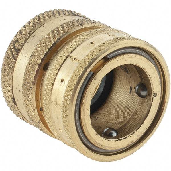 Parker - 3/4 Garden Hose Coupler - Brass & Stainless Steel, Female Connector - A1 Tooling