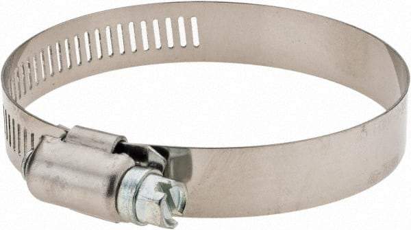 Value Collection - SAE Size 36, 1-13/16 to 2-3/4" Diam, Stainless Steel Worm Drive Clamp - 1/2" Wide - A1 Tooling