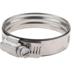 IDEAL TRIDON - SAE Size 36, 43 to 65mm Diam, Stainless Steel 360° Worm Drive Clamp - A1 Tooling