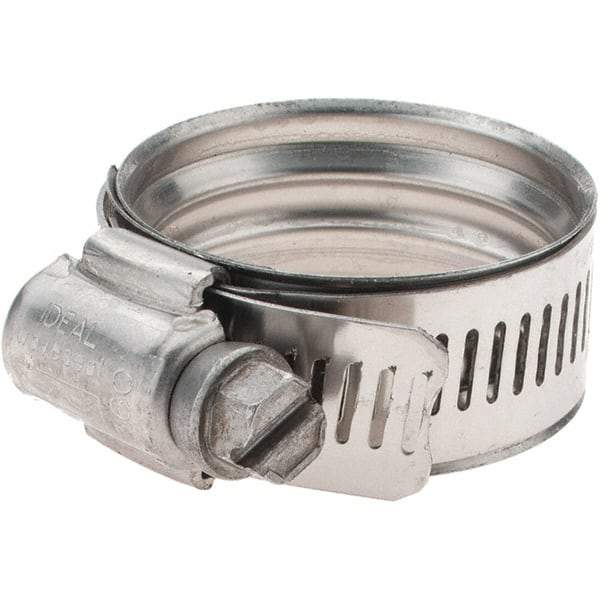 IDEAL TRIDON - SAE Size 19, 27 to 35mm Diam, 360 ° Stainless Steel Worm Drive Clamp - A1 Tooling